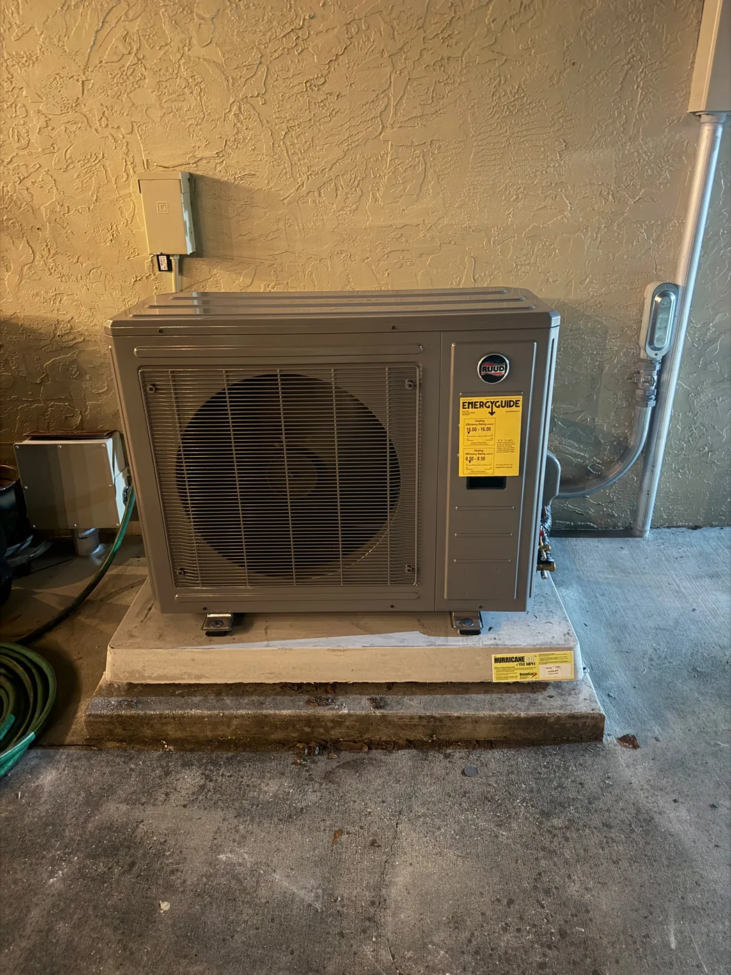 new AC condenser installation in Wesley Chapel